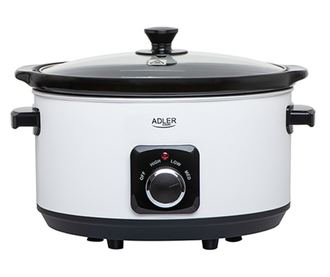 Multicooker Adler LCD 18 programa, 6l, 2400W, bijela