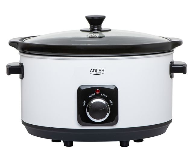 Multicooker Adler LCD 18 programa, 6l, 2400W, bijela