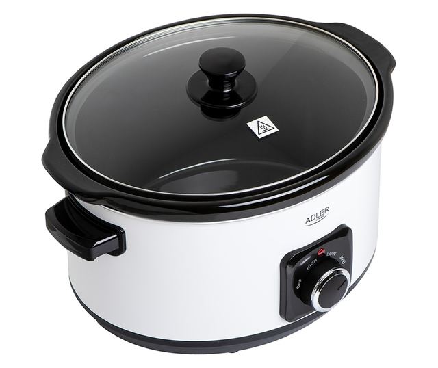 Multicooker Adler LCD 18 programa, 6l, 2400W, bijela