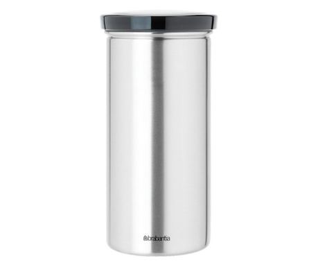 Brabantia Δοχείο Αποθήκευσης Κάψουλων Καφέ 646988, Για έως 18 Κάψουλες, Ανοξείδωτο Ατσάλι, Ανθεκτικό σε Δακτυλικά Αποτυπώματα
