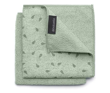 2 db Brabantia SinkSide mikroszálas törölköző készlet 1005613, 30x30 cm, poliészter, világoszöld