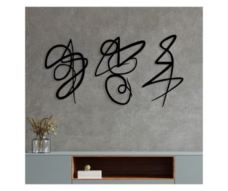 Accesoriu decorativ de perete din metal
