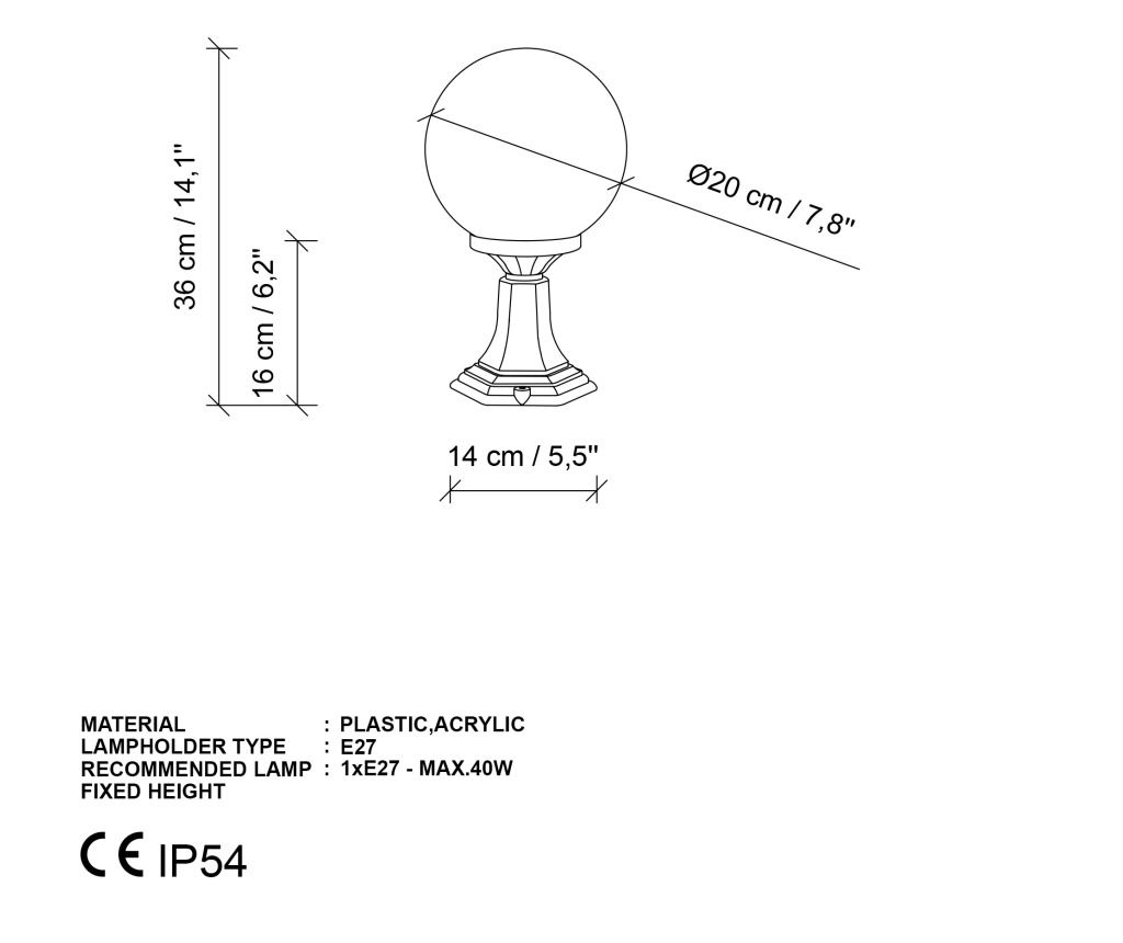 Vanjska podna lampa - 7