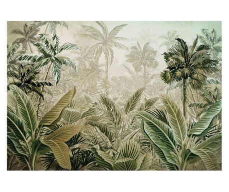 Fototapeta 3D Jungle Gozd 300x210 cm Modern Vlies Tapeta Spalnica Dnevna Soba
