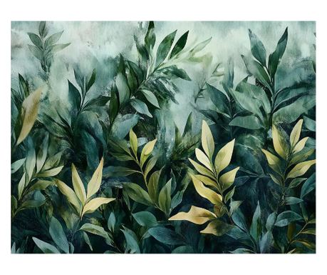Fototapet Frunze 250x175 cm Modern Vlies Tapet Dormitor Living