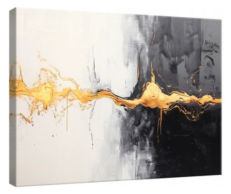 Apstraktna slika na platnu 120x80 cm Moderna dekorativna za dnevni boravak i kuhinju