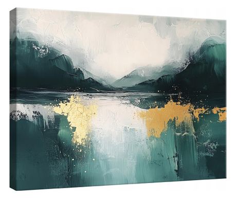 Apstraktna slika na platnu 120x80 cm Moderna dekorativna za dnevni boravak kuhinju