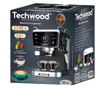 Espressor Techwood TCA-1386EXN, 20 bar, capsule Nespresso sau cafea macinata, 1.5L