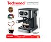 Espressor Techwood TCA-156EXN, 20 bari, 1.5 litri, cafea macinata sau capsule Nespresso