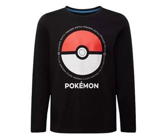 Pokémon gyerek hosszú ujjú póló felső fekete 11év