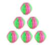 Set 6 bile cu role pentru indepartat scame masina de spalat si uscator, Gonga® Roz/Verde