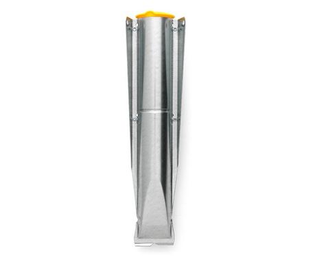 Brabantia 90300213 Εξωτερική Βάση Στήριξης Σχοινιού Ρούχων, Ø50mm, Μεταλλική, Γαλβανισμένη, Για Ενσωμάτωση ή Σκυροδέτηση, Ανοξεί