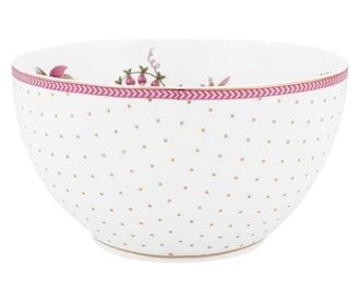 Porculanska zdjela, Pip Studio, Dots Gold Pink, 15 cm, kolekcija Jolie