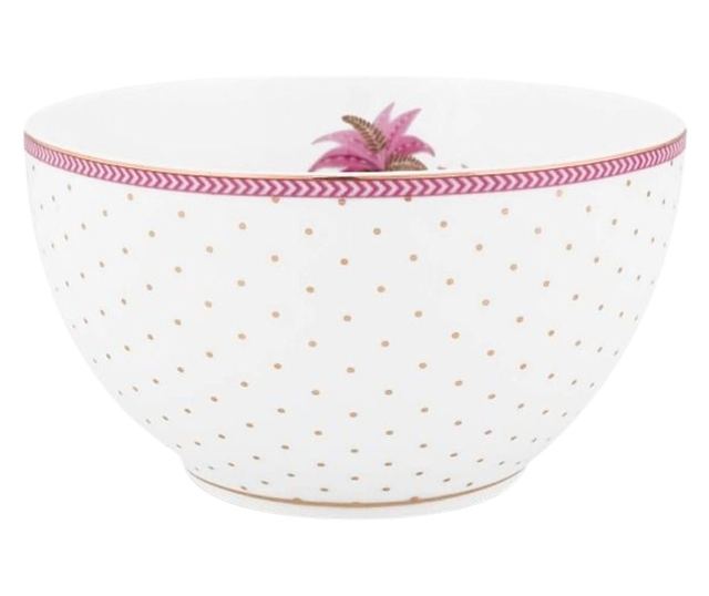 Porculanska zdjela, Pip Studio, Dots Gold Pink, 15 cm, kolekcija Jolie
