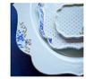 Ovális porcelántál, Pip Studio, Fehér, 40 cm, Royal White kollekció