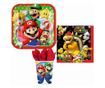 Super Mario party szett 18 cm-es tányérral 36 db-os