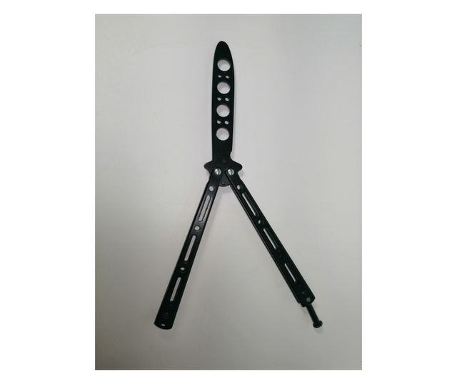 Nunceag set, 31 cm i leptir nož, 22 cm, crni