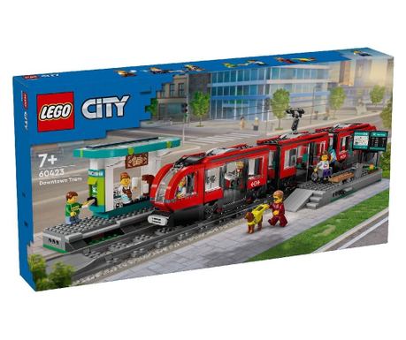 LEGO CITY VLAKI POSTAJA IN TRAMVAJ V SREDIŠČU MESTA 60423