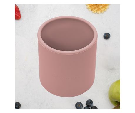 Pahar din silicon, AppeKids - Old Rose