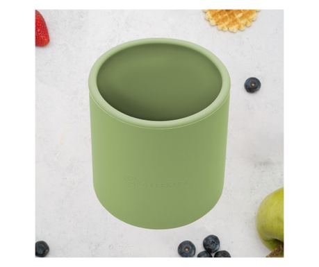 Pahar din silicon, AppeKids - Raw Green