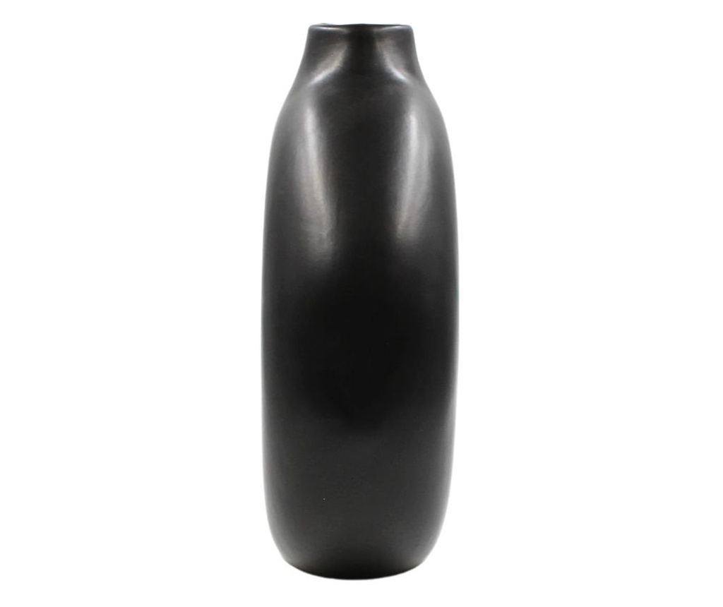 Vază decorativă, din porțelan, Arti Casa, 31 x 10,5 x 31 cm, negru - 3