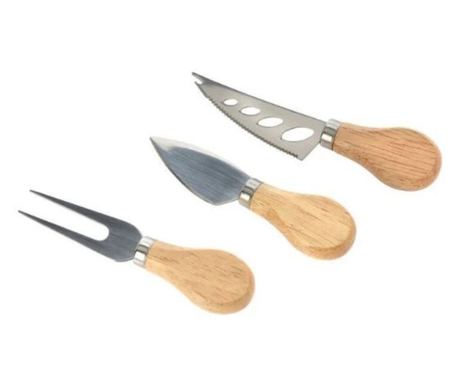 Set od 3 noža za sir s bambusovim drškama, Excellent Houseware