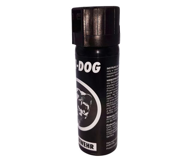 IdeallStore® sprej za papar, Tier Defence, raspršivač, samoobrana, 63 ml, crna