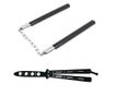 Nunceag set, 31 cm i leptir nož, 22 cm, crni