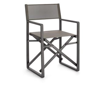 2 db antracit szürke Konnor kerti szék szett, 55x50,5x84,5 cm