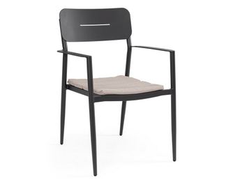 4 darabos Nebula antracit szürke bézs szék szett 55,5x58x85,5 cm