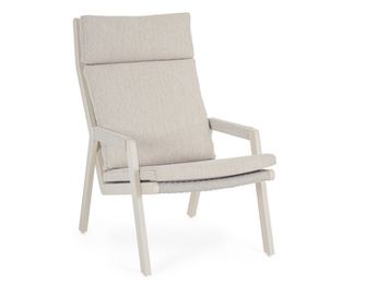 2 darab alumínium taupe textil fotel Emery 66x90x105 cm