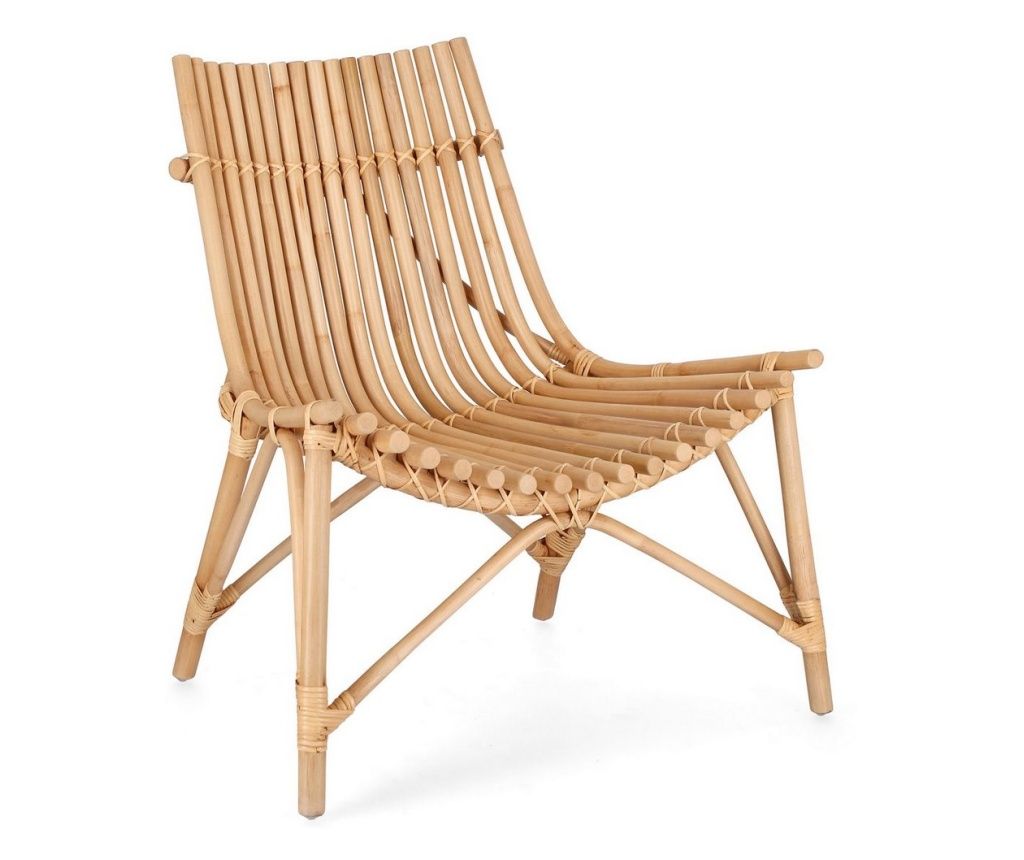 Komplet 2 naslonjačev Menendez iz naravnega ratana 77x80x84 cm