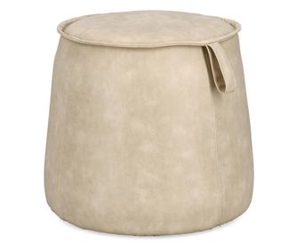 "Ivoire műbőr mdf puff Rudina 52x44 cm"