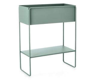 Madelyn zelený ocelový stojan na květiny 50x22x63,5 cm