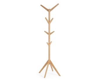 Cuier podea bambus natur Cayden 60x60x176 cm