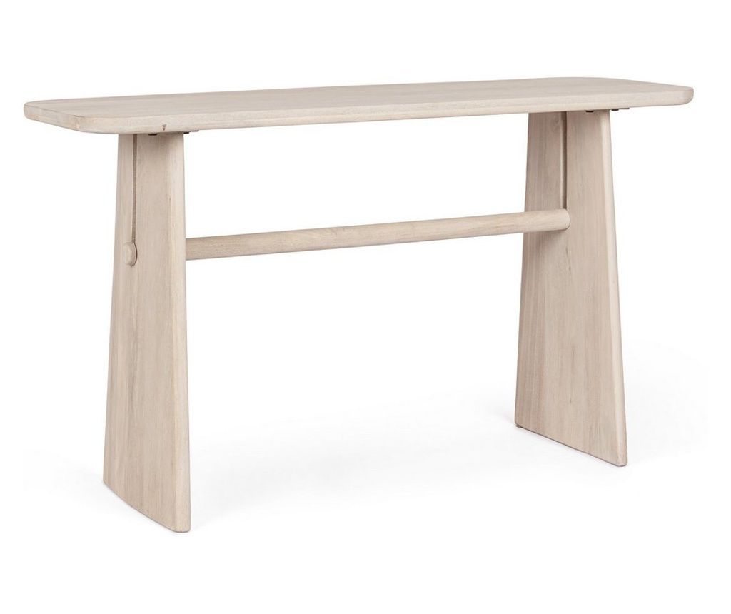 Elisheva Natural Mango Wood Console 135x45x78 cm