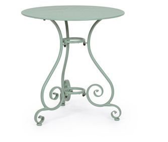 Stół Stalowy Etienne Miętowy Zielony 70x72 cm