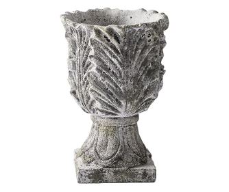 Cvetlični lonec sivi kamen 16x24 cm