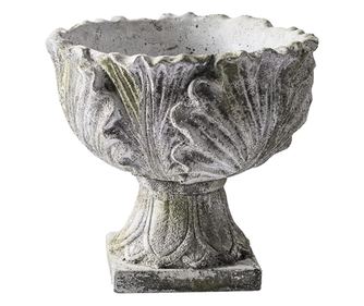 Cvetlični lonec sivi kamen 20x17 cm