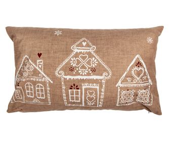 Povlak na polštář Multicolor Houses 50x30 cm
