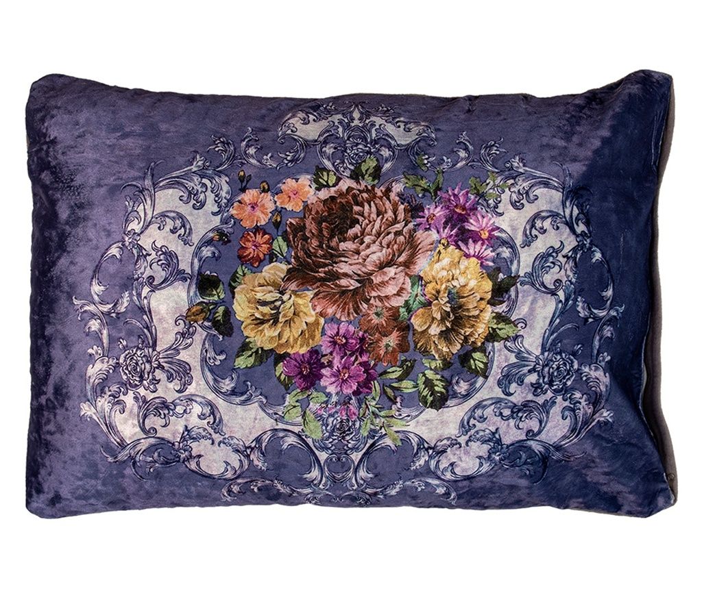 Virágos díszpárna 70x50x6 cm