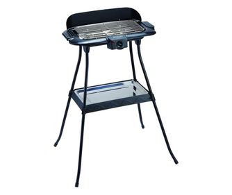 Gratar electric 2 in 1 MICHELINO 74372, 2000W, suprafata 38x22cm, termostat, temperatura reglabila, cromat