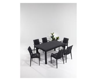 Set de mese și scaune de grădină (7 piese) EVIE