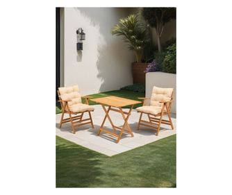 Set mobilier de grădină - masă și scaune (3 piese) Brantley