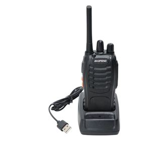 BaofengBF-88E rádióállomás, UHF, 400-470Mhz, fekete