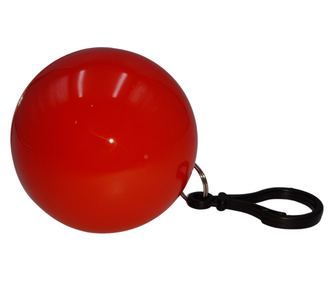 Pelerina de ploaie IdeallStore®, Poncho Ball, πλαστικό, ένα μέγεθος, rosu