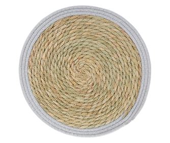 Suport farfurie 35cm, margine gri, AMBITION Boho