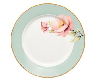 Farfurie desert AMBITION Flores, 19cm, portelan, model floral