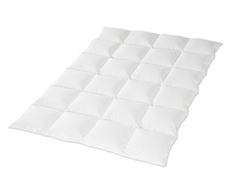 Pilota calduroasa, Poohy, Excellence Warm, 240x220 cm, 100% puf rata, 100% bumbac, Antialergic, Alb, FP 750 cuin, 200 g/mp