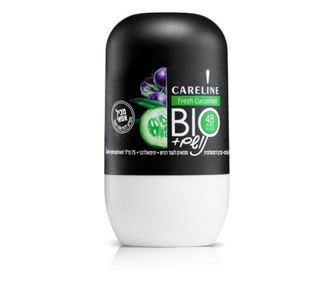 Careline Bio Roll-On, Deodorant, Cucumber, 75 ml